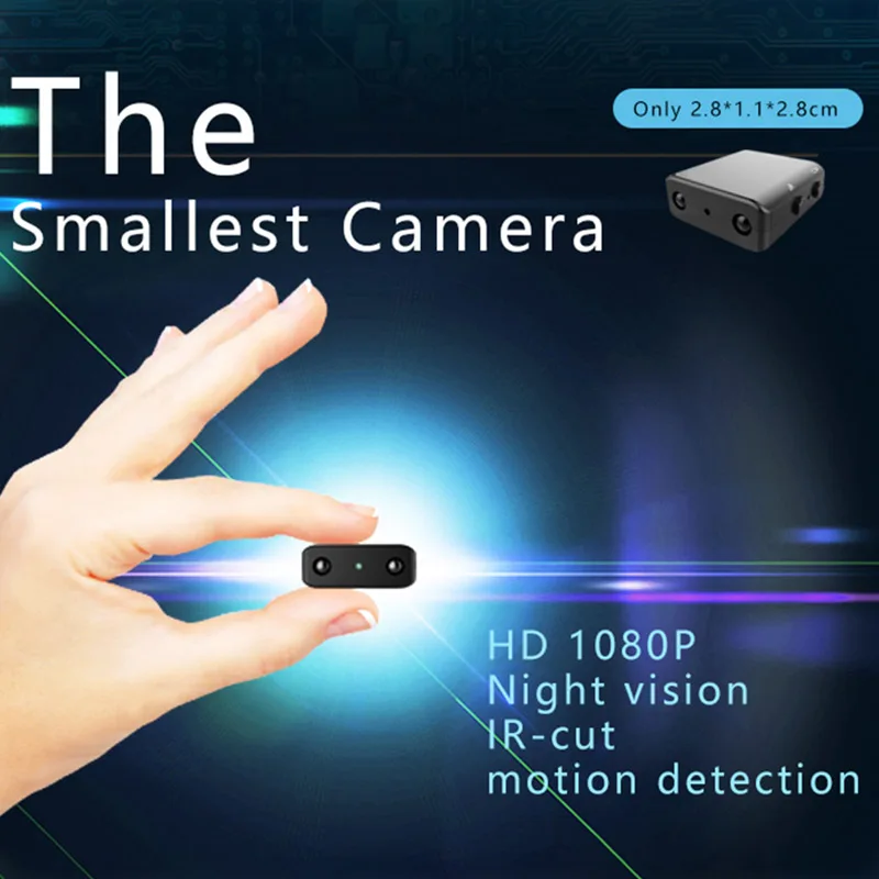 

Newly Mini Camera Smallest 1080p HD Infrared Camcorder Night Vision Micro Camera 999