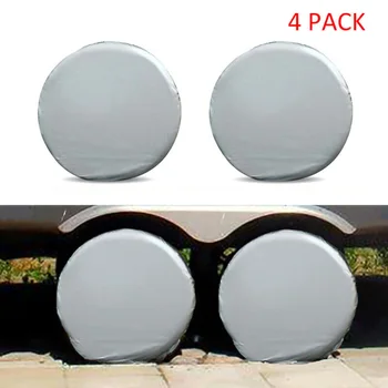 

4pcs Wheel Tire Cover Oxford Corrosion resistance Waterproof Portable Useful