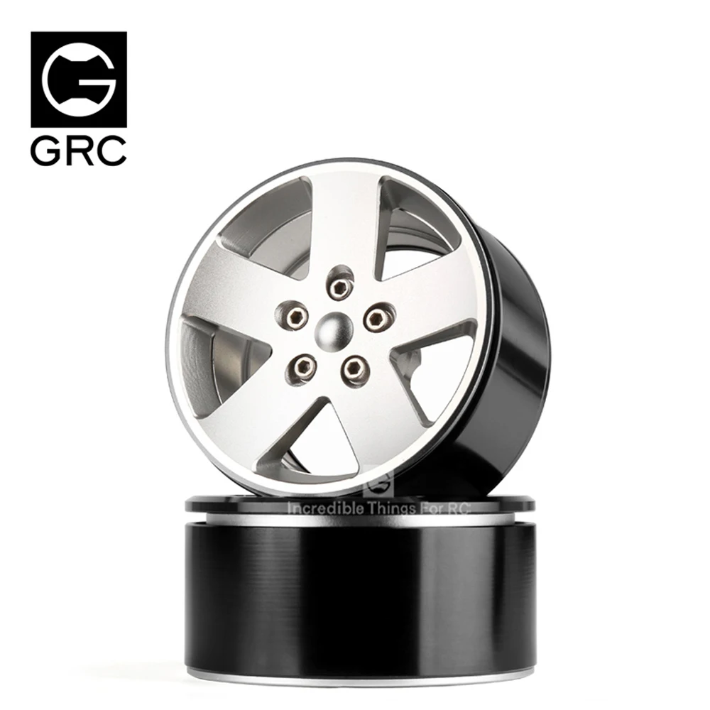 

GRC 4PCS G50 1:10 RC Rock Car Aluminum 2.2 Beadlock Wheel Hub Rims for 1/10 RC Crawler Axial SCX10 Traxxas TRX4 TRX-6 RC4WD