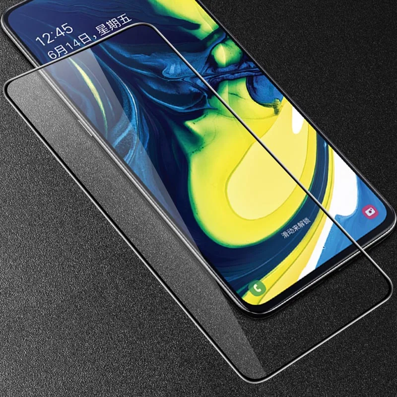Закаленное стекло 9D для Samsung Galaxy A50 A70 A80 A90 A20 A30 A10 A60 A40 Защита экрана A8 A7 A9