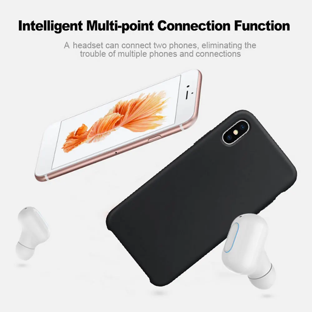 Bluetooth наушники водонепроницаемые с зарядной коробкой bluetooth-гарнитура с Apple для interfaceTypeC для интерфейсбеспроводных наушников