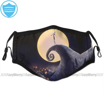 

Jack Christmas Mouth Face Mask The Nightmare Before Christmas Facial Mask Cool Kawai with 2 Filters for Adult