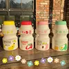 480ml Plastic Water Bottle Cute Tour Drinking Bottles Shaker Yakult Shape Kawaii Milk Carton Glass Water Bottles For Girl Bidon 3