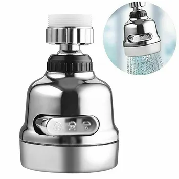 

360 Degree Swivel Kitchen Faucet Aerator Adjustable Mode Sprayer Filter Diffuser Water Saving Nozzle Faucet Connector Spryer