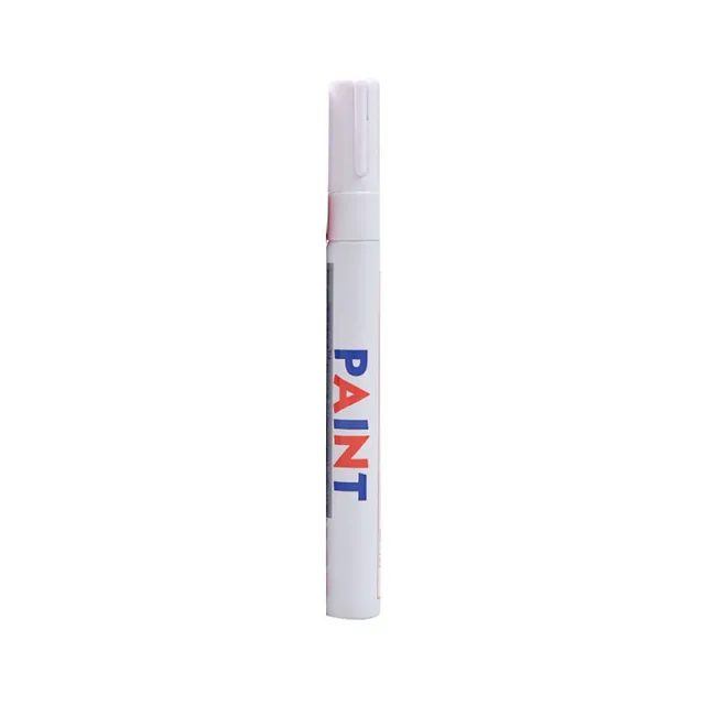 Car Repair Tools Kit Marker Pen Car Paint Repair Pen Accessories Color Pencil Paint Pen Permanent Scratch Tire Car Scratches white