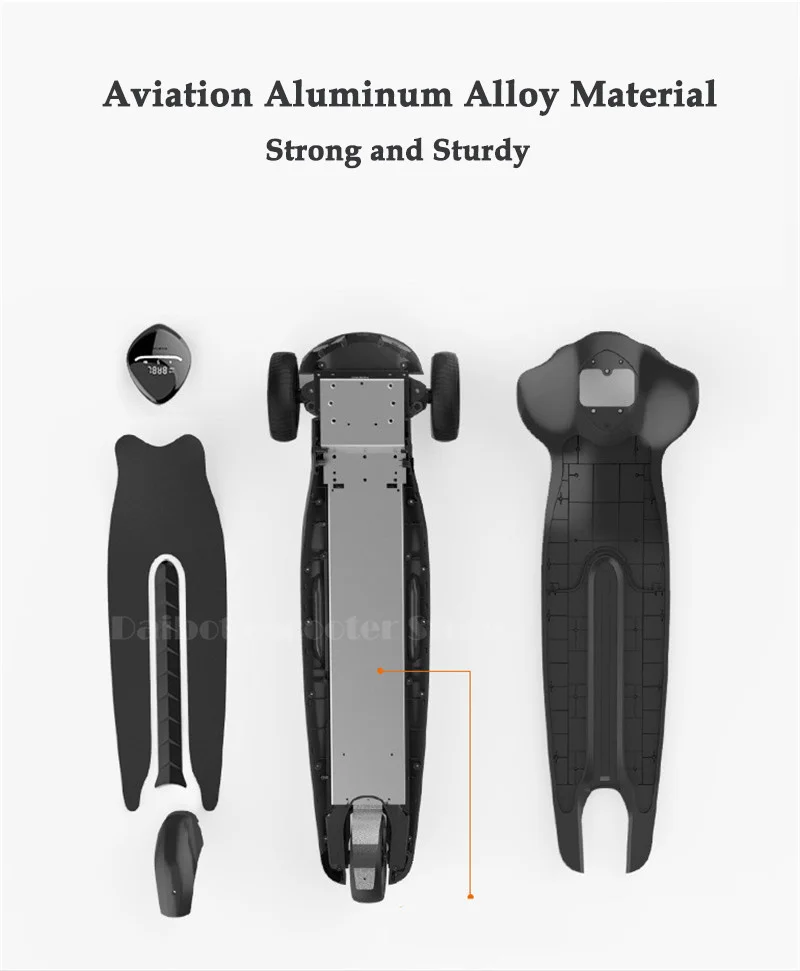 Tomolloo Electric Skateboard Scooter 3 Wheel Electric Scooters 6 Inch 250W 36V Portable Electric Scooter Adult BluetoothAPP     (22)