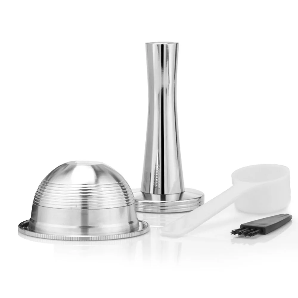 

Utensils Refillable Tool Stainless Steel Capsules Cup Practical Reusable Press Powder Bar Durable Coffee Filter For Vertuoline