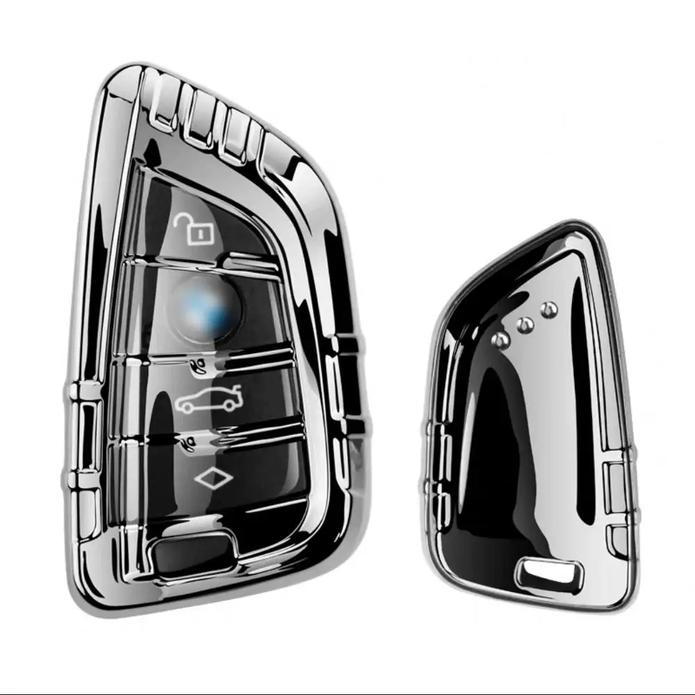 

New TPU Car Key Case Cover For BMW X1 X3 X5 X6 Series 1 2 5 7 F15 F16 E53 E70 E39 F10 F30 G30 Car key Shell Protector