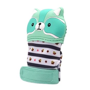 

2Pcs Baby Silicone Teether Baby Molar Anti-Biting Gloves Toy Anti-Eat Hand Artifact Baby Mouth Toys Teething Glove