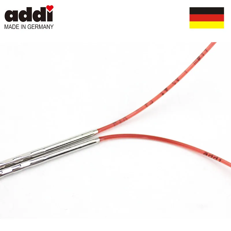 Addi 717-7-80cm круговые спицы с яркими и гладкими металлическими наконечниками