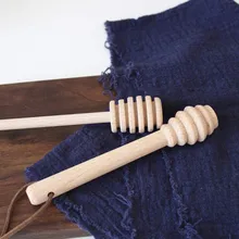 Деревянная палочка для перемешивания, палочка для меда из цельного дерева, палочка для перемешивания, длинная ручка для бука, палочка для меда, длинная ручка, палочка для меда