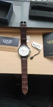 LIGE-Reloj ejecutivo de lujo para hombres, cronógrafo de cuarzo, con correa de cuero e indicador de fecha, estilo casual, a la moda, marca superior, con caja