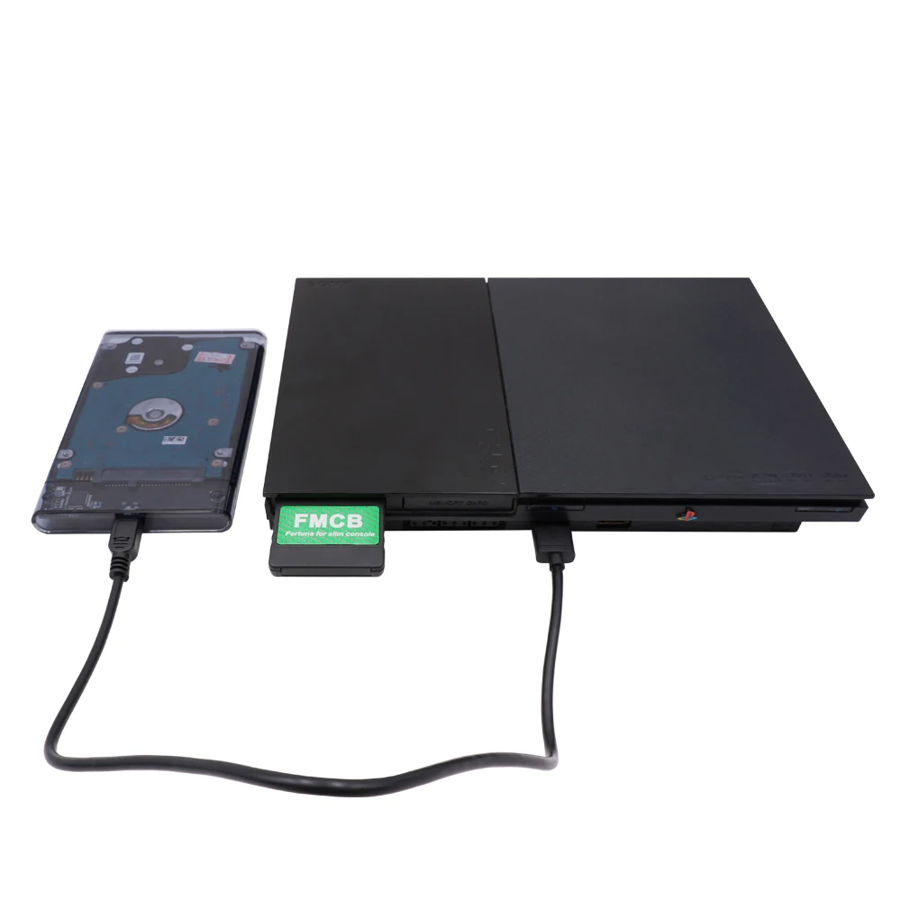 Для SONY Playstation 2 Fortuna FMCB карта памяти PS2 тонкая консоль + 5 дюйма SATA HDD комплект
