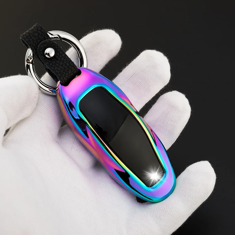 Цинковый сплав чехол для ключей автомобиля для Tesla Model S Model 3 Model X Key protector fit Аксессуары|Футляр для автомобильного ключа| | АлиЭкспресс