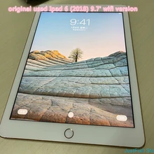 Original Used Apple iPad 9.7" 6th Gen 9.7 2018 ipad 6th generation 2018 9.7 inches, A1893 Wifi Version About 80% New Unlock