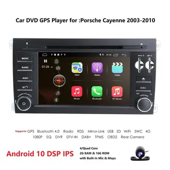 

Android 10 Autoradio für Porsche Cayenne DAB+Navi OBD GPS Bluetooth 4G DVD WIFI DSP IPS Car multimedia Player head unit audio pc