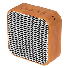 Mini Altavoz Bluetooth portátil A70 de grano de madera altavoz inalámbrico Vintage con soporte de micrófono TF tarjeta Radio FM para teléfono móvil