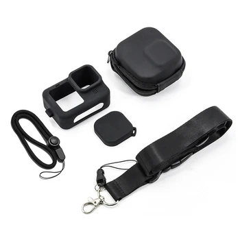 

Silicone Body Protective Case Full Cover Shell Protector with Lanyard for -Gopro Hero 9 Black Action Camera Kit