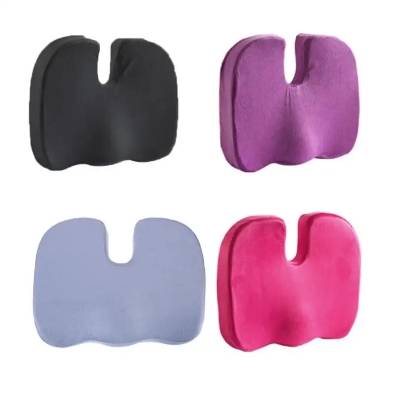 Seat Cushion Coccyx Orthopedic Memory Foam U Seat Massage Chair Cushion Pad for Car Office Massage Cushion