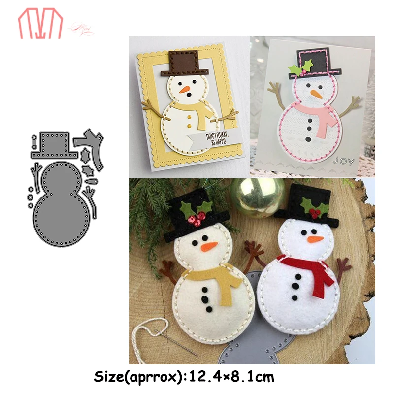 

Mai Рождественский снеговик металлические штампы трафареты для «сделай сам» Скрапбукинг Фотоальбом декоративное тиснение «сделай сам» бумажные карты