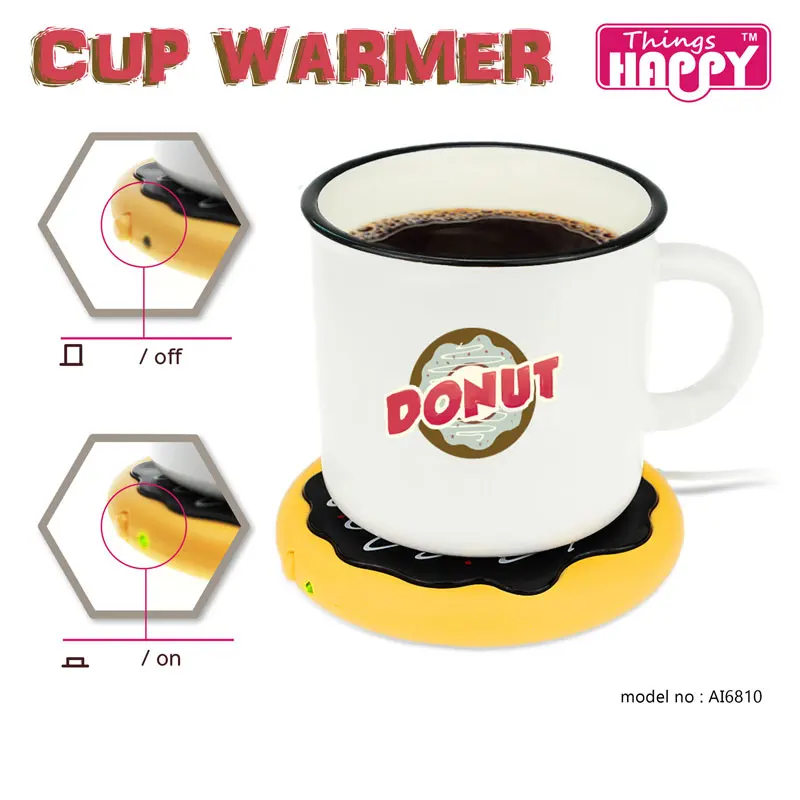 

USB Insulation Coasters Heating Pad Winter Cup Warmers Portable USB Insulated Coasters Home Office Electric Heaters 5V 7.5W