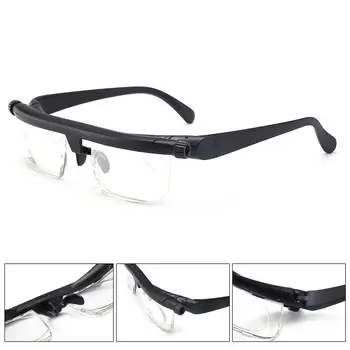 

Adjustable Glasses Non-Prescription Lenses for Nearsighted Farsighted Computer Reading Driving Unisex Variable Focus Glasses