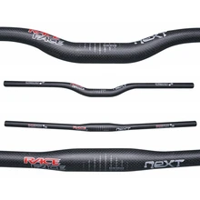 

Race Face Next Matte 3K Carbon Fibre Horizontal / One-shaped Handlebar Mountain Bike MTB Parts Bicycle Bars Stem 31.8mm