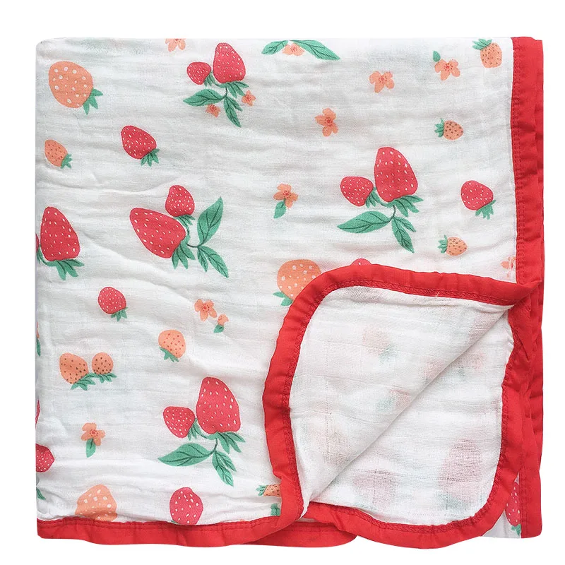2 layer Baby Blankets Newborn Swaddle Wrap Thicken Muslin Cotton Swaddle Newborn Swaddling Baby Bedding Receiving blanket