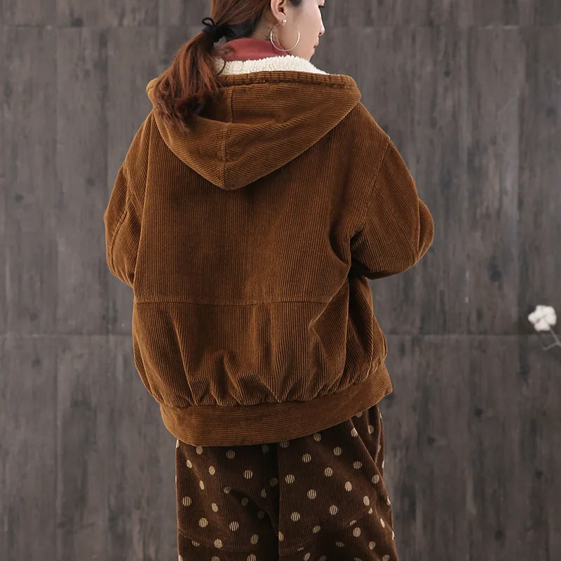 Max LuLu/Модная верхняя одежда в Корейском стиле; женская зимняя куртка; вельветовые стеганые пальто; винтажные теплые утепленные парки с капюшоном; большие размеры
