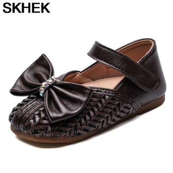 

SKKEK Girls Cartoon Shoes Children's All Seasons Pu Leather Toddler Flat Rubber Shoes Kids Baby Shoes
