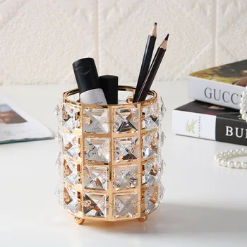 

Crystal pen holder makeup brush storage tube lollipop decoration tube wedding party arrangement