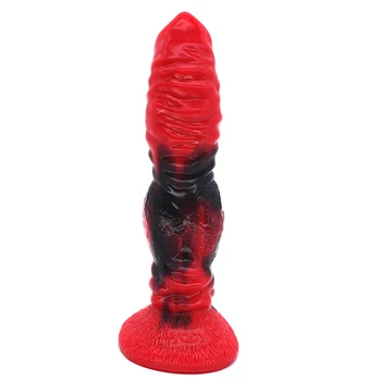 YOCY Animal Dildo Color Silicone Toys Realistic Wolf Fake Penis Adult Toys Fantasy Dildo Holder Masturbation Sex Toys For Women 2