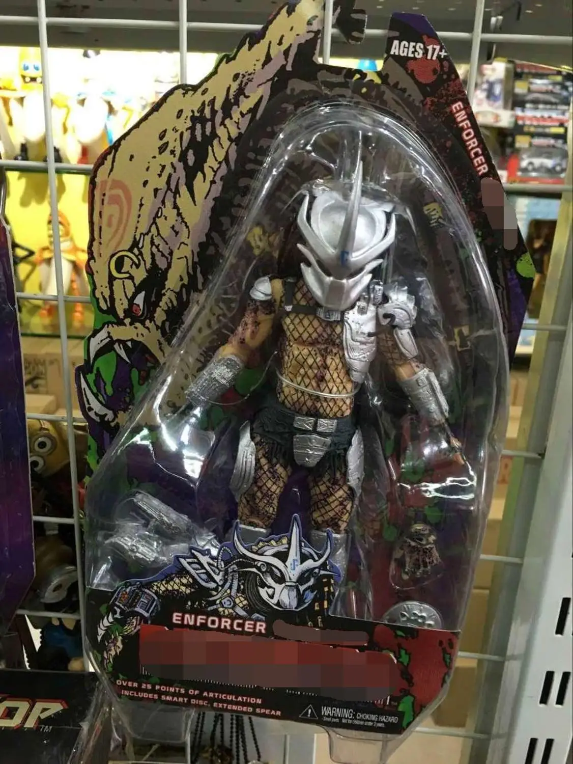 Инопланетянин NECA VS Predator серии 12 Enforcer The Ultimate Alien Hunter ПВХ фигурка Коллекция Модель игрушки " 18 см KT3635