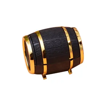 

Hot Wine Barrel Velvet Jewelry Box Wedding Ring Storage Box Jewelry Display Container