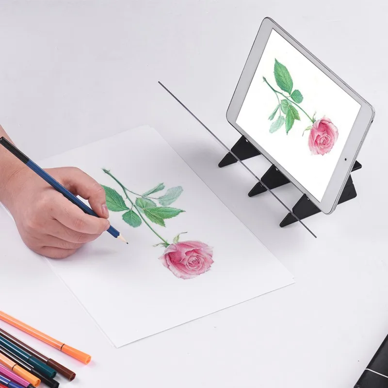

Optical Kid Drawing Panel Tracing Board Copy Pad Crafts Portable Zero-based Painting Mould Anime Sketch Art Tool Toy Gift