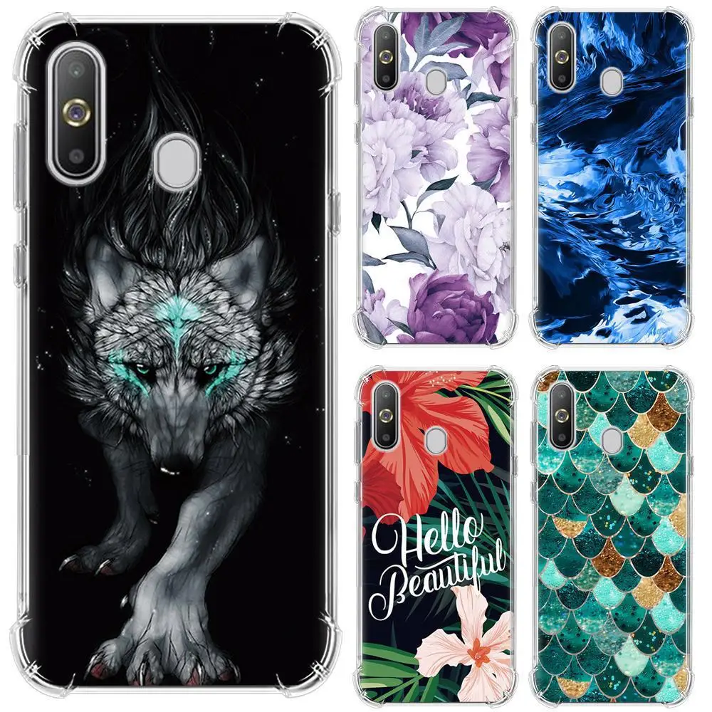 SAMSUNG A8s Phone Case SAMSUNG A8s Phone Case Four Corners Shatter-resistant Air Bag Phone Case New Style Coloured Drawing Soft