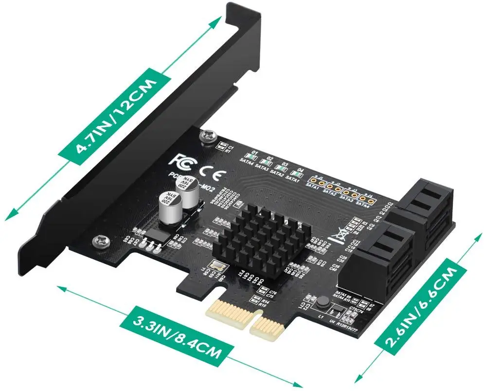 4 portas, conversor interno de adaptador pci