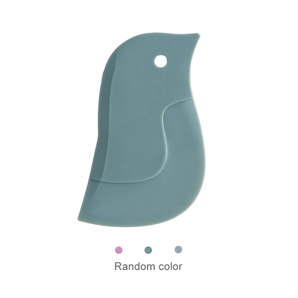 Random colors 1 шт. выпечки мягкий скребок кухонный инструмент для выпечки многофункциональный скребок масляная пластина скребок очиститель инструмент - Цвет: Random colors