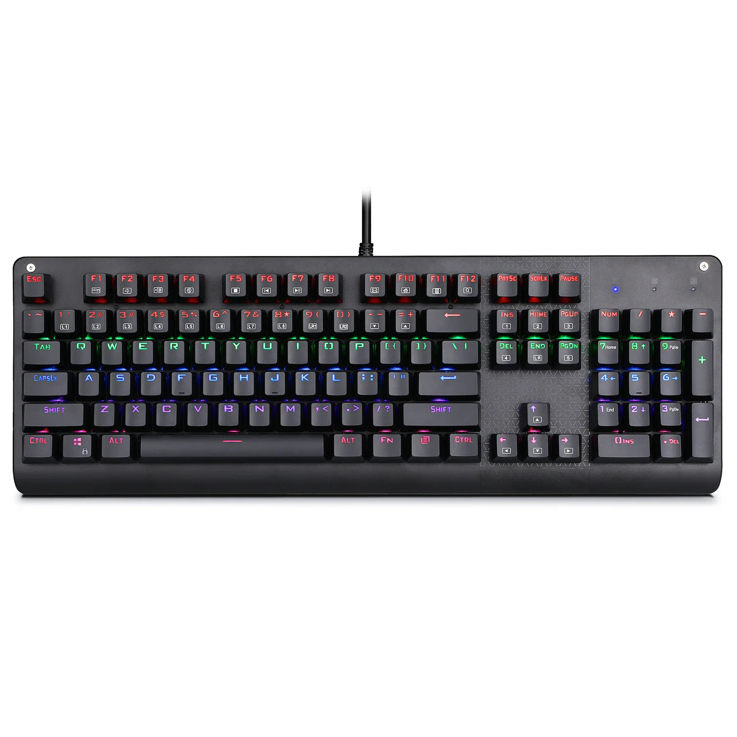 

E Element Steam Punk Retro Electroplated Mechanical Keyboard Changeable Axis USB Cable Back Light Keyboard for Gamers
