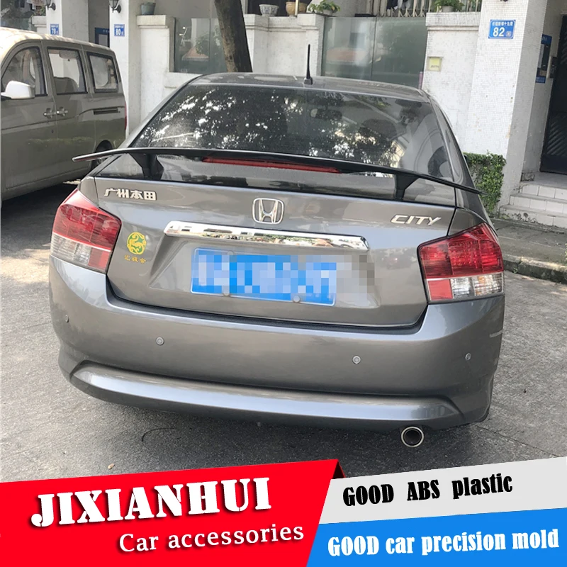 Спойлер для Honda City 2008 2018 городской спойлер TF ABS пластик Материал заднее крыло