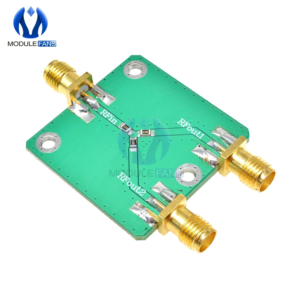 Rfマイクロ波抵抗6db50オームrfパワースプリッターパワーディバイダー1