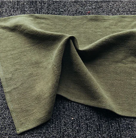 Dark green 40*29 см, однотонный коврик в японском стиле, салфетка из хлопка и льна, десертные столовые салфетки, чайные полотенца, кухонные салфетки для посуды, салфетки - Цвет: Dark green