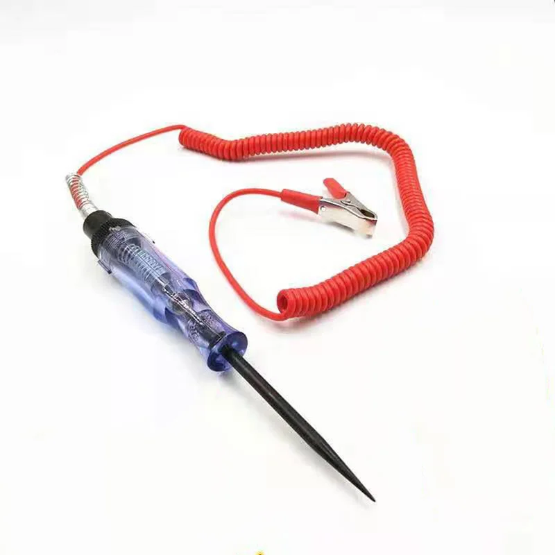Automotive Circuit Tester With Dual Color Led Indicator Lights And Hook