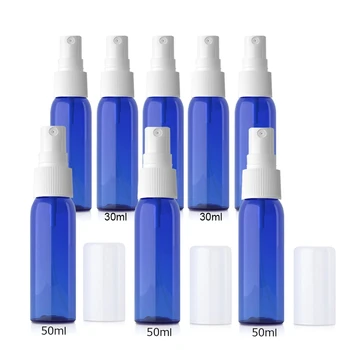 

8Pcs 30+50ml Press Liquid Bottle Empty Spray Bottle Hand Sanitizer Soap Refillable Bottle Home Bathroom Split Spray Container
