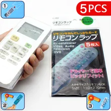 5 шт. термоусадочная пленка протектор для пульта дистанционного управления чехол для прозрачного видео ТВ Кондиционер пылезащитные Чехлы для дома водонепроницаемый защитный