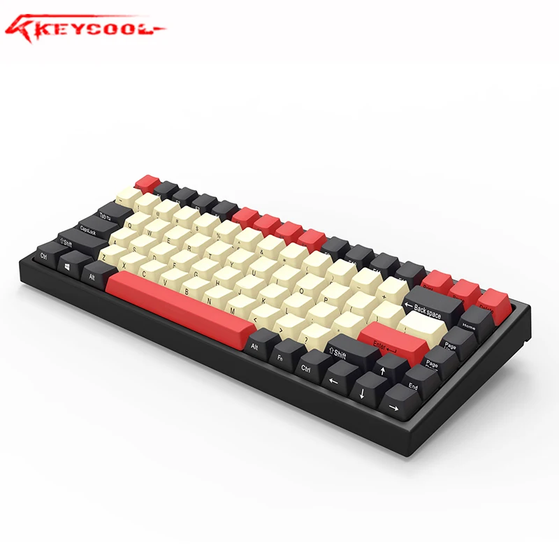 Keycool Equator 84 мини-Механическая игровая клавиатура Cherry MX Switch 80% раскладка бесклавишная Клавиатура 84 клавиши для игр и офиса