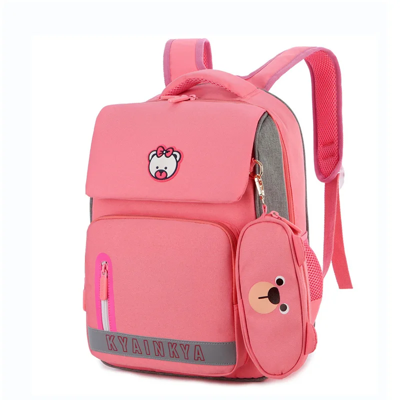 

Jiang Hao School Bag Women's Young STUDENT'S 2-4 Grade Burden Relieving Student Backpack Large Capacity Children Relaxation Spin