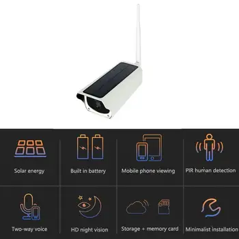 

ST-SA3100Y 2MP Solar Powered Waterproof Wireless Low Power WIFI HD Record Video Surveillance Camera Night Vision Indoor