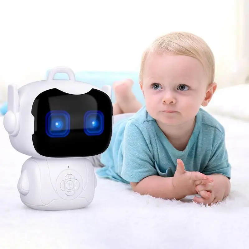 Умный робот для детей, Игрушки для раннего образования, умный портативный робот для учителя, игрушка с сенсорным сенсором, робот с голосовым управлением