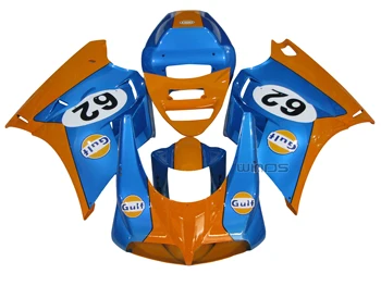 

Orange Blue Injection Body Fairing Kit for Ducati 996 998 748 916 1996 - 2002